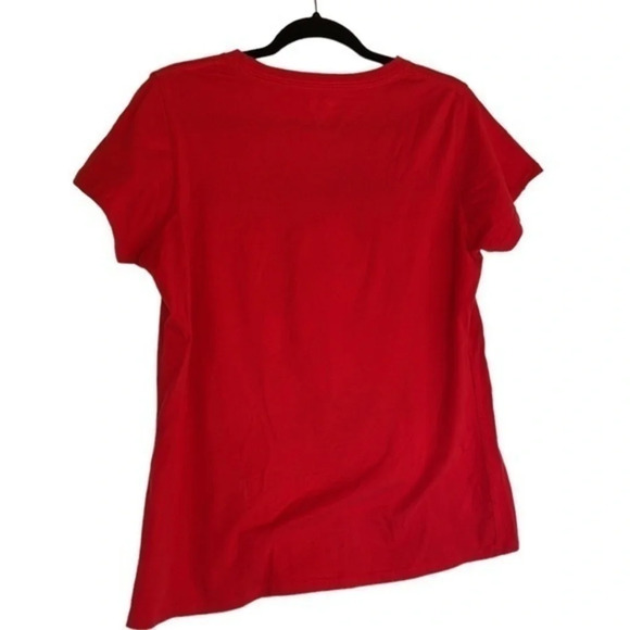 New Holiday Time "I Believe in Magic" Santa‎ T-shirt Size XL (16-18) - Picture 4 of 4